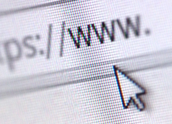 URL address with cursor