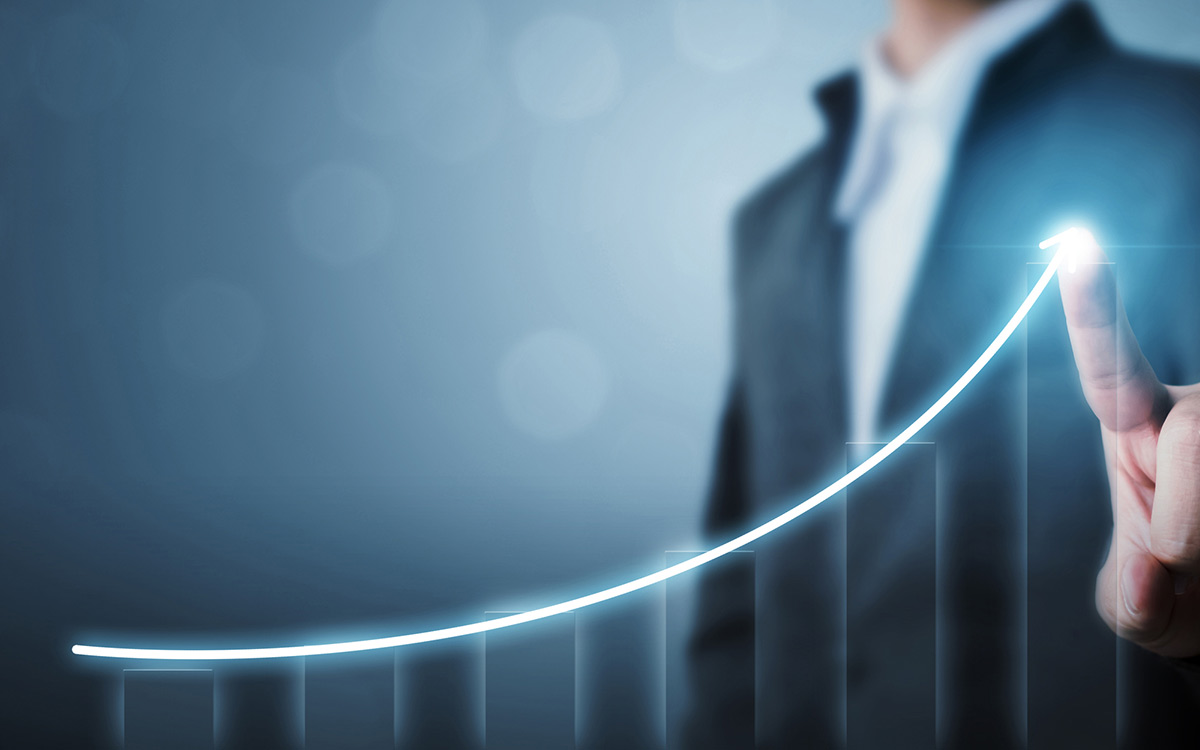 Chart showing how new patients are being attracted to grow a practice.